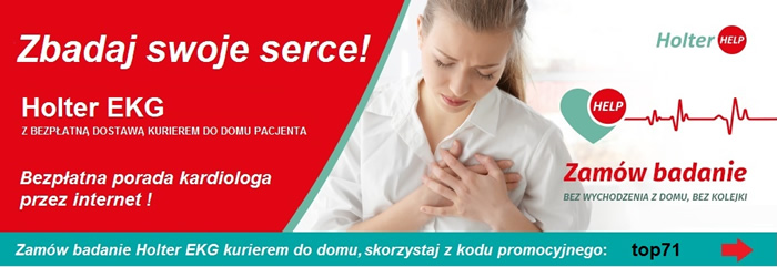 na stronie holterhelp.pl wpisz kod promocyjny: top71